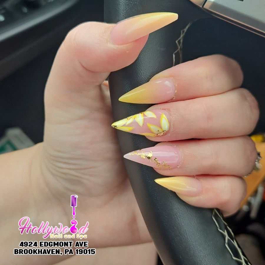 Nail design by Hollywood Nails and Spa